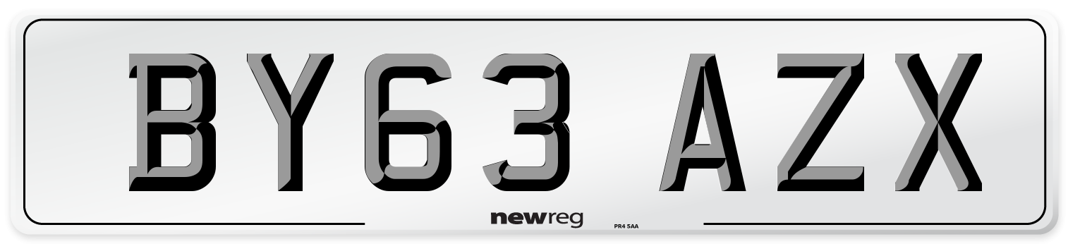 BY63 AZX Number Plate from New Reg